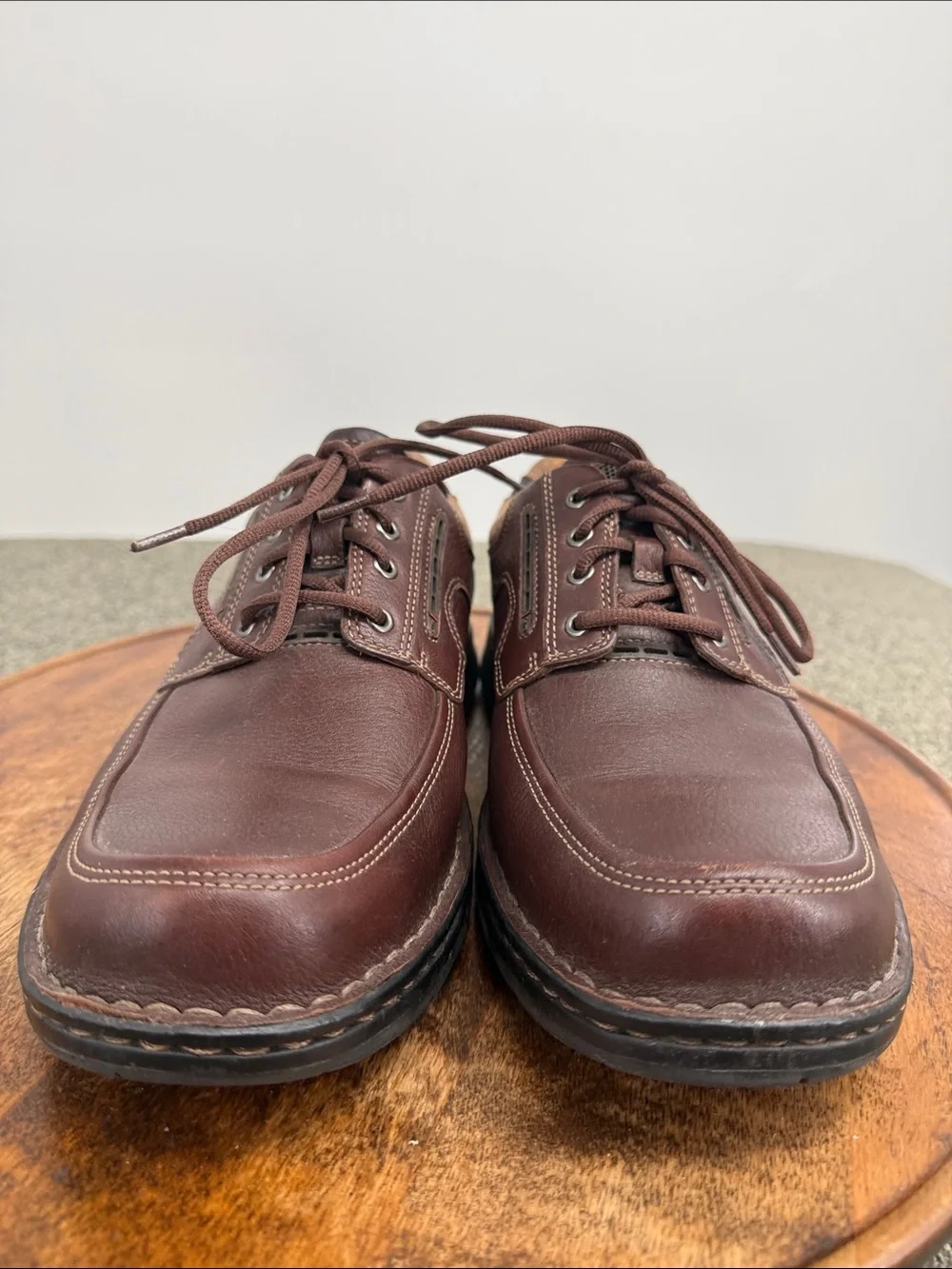 Clarks Unstructured Shoes Mens 8.5 M Un.Bend Casual Oxfords Moc Lace Comfort